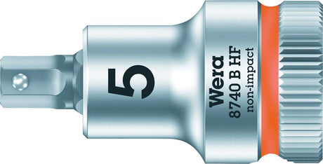 Cheie tubulara 3/8", pentru surub cu 6 canturi, 3x35mm, scurt, Zyklop Nr. 8740 B HF, 05003030001, WERA - sefira.ro