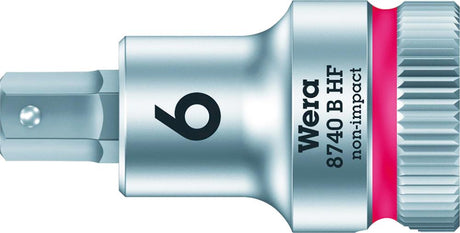 Cheie tubulara 3/8", pentru surub cu 6 canturi, 3x35mm, scurt, Zyklop Nr. 8740 B HF, 05003030001, WERA - sefira.ro