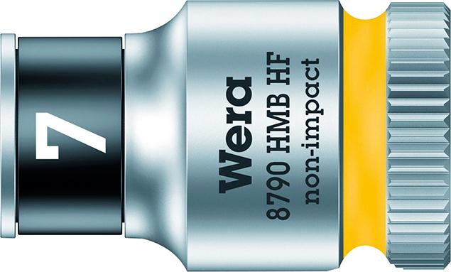 Cheie tubulara 3/8", 6mm cu funcție de fixare, Zyklop Nr. 8790 HMB HF, 05003740001, WERA - sefira.ro