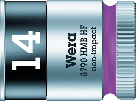 Cheie tubulara 3/8", 6mm cu funcție de fixare, Zyklop Nr. 8790 HMB HF, 05003740001, WERA - sefira.ro