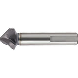 Tesitor conic SpyroTec HSS-E, 90°, TiAIN, tais convex, coada cu 3 fete plate, Ø 6.3mm, GUHRING - sefira.ro