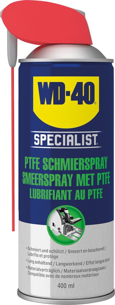 Specialist Smart Straw Aerosol polytetrafluoroethylene lubricant spray 400 ml WD 40