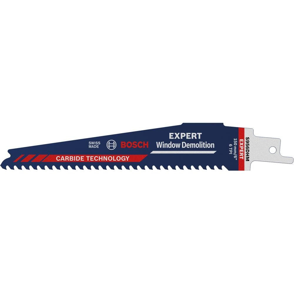 Panza pentru ferastrau sabie S 956 DHM, pentru demontarea ferestrelor, 150 mm, pas dantura 4.3 mm, 2608900385, BOSCH - sefira.ro