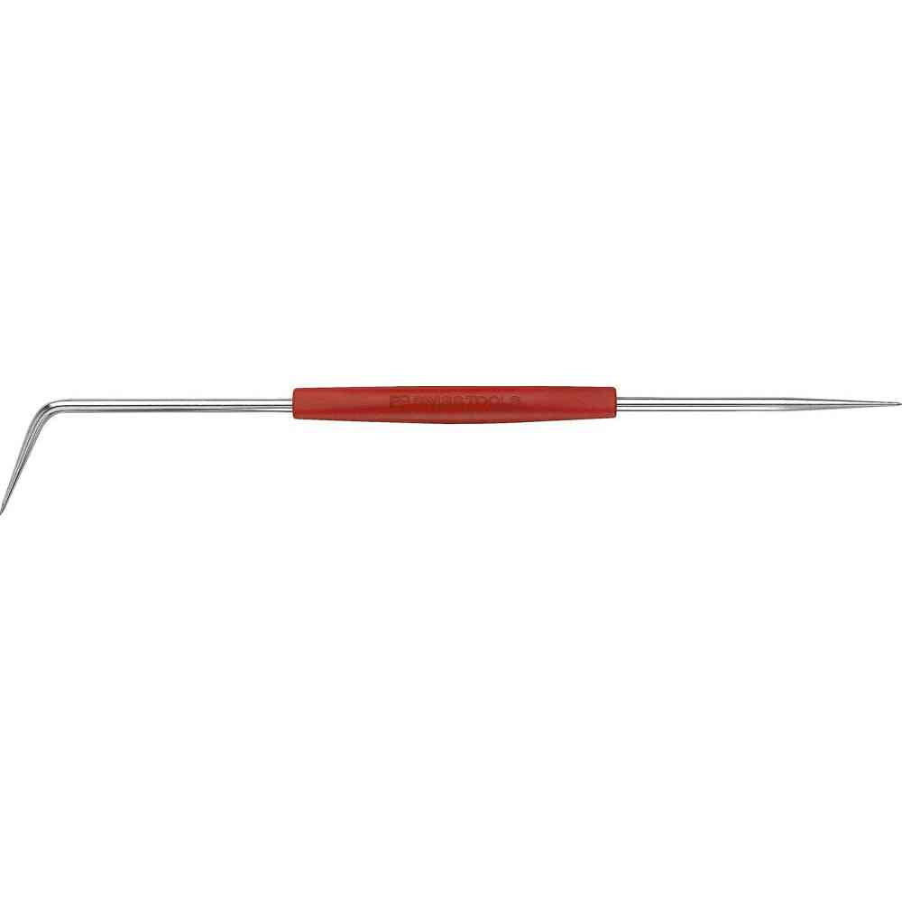 Ac de trasat, un varf drept, un varf indoit, maner palstic, 220mm, SWISS TOOLS - sefira.ro