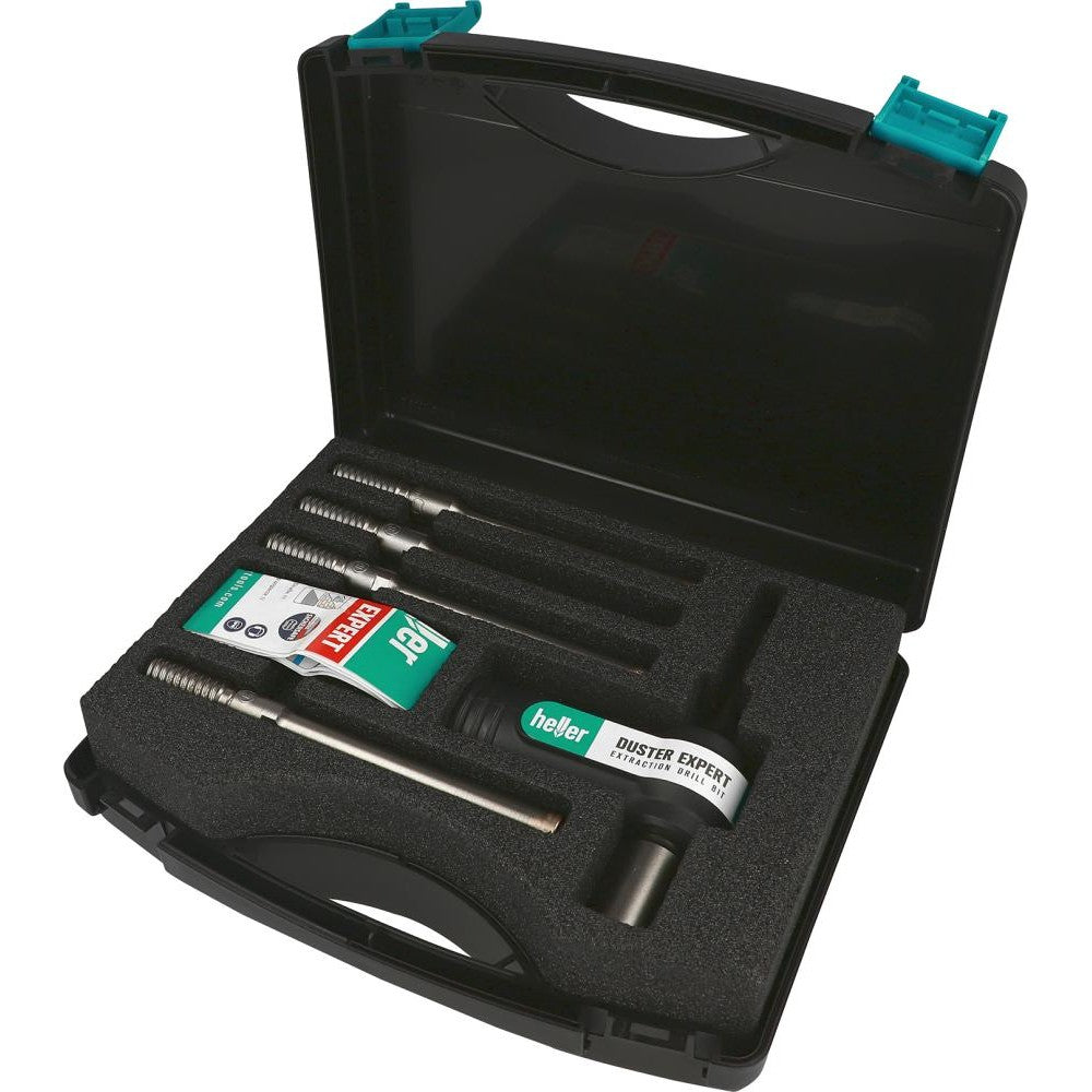 Absaugbohrer-Set Duster Expert XC Ø 4/6/8/14 mm L=100/220mminkl. Adapter Heller - sefira.ro