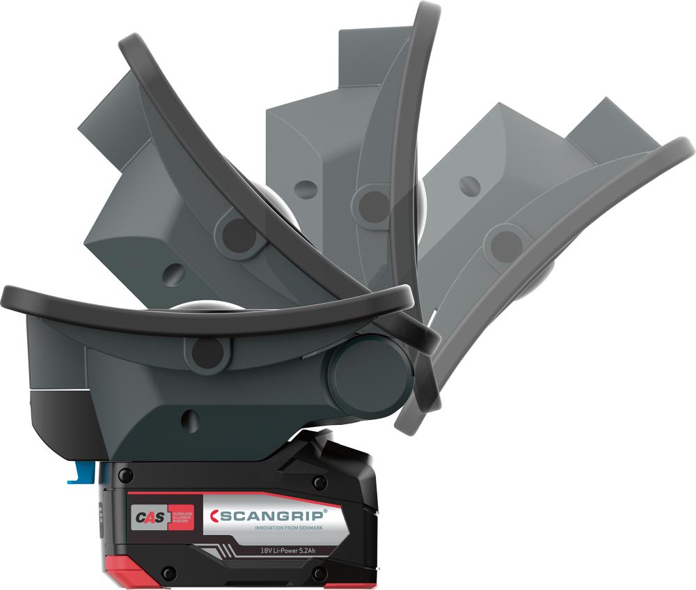 Akku-Arbeitsleuchte NOVA 2 CONNECT 200-2000Lumen ohne Akku SCANGRIP - sefira.ro