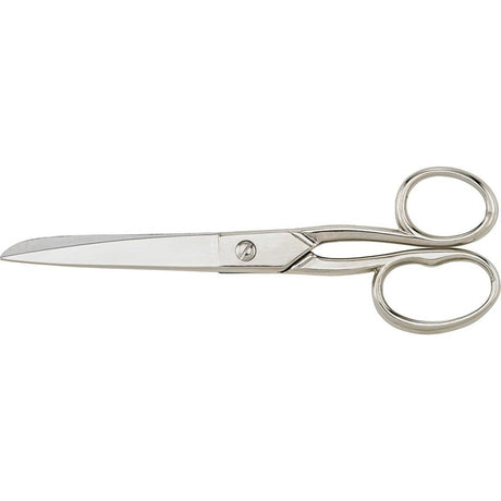 Allzweckschere 180mm vernickelt, 1 rundes und 1 langes Griffauge KIESEL - sefira.ro