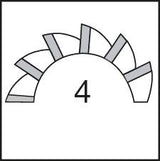 Freza din carbura monobloc, stratificat DIVER-Signum, tip N, coada HB, Ø 5.7mm, DIN6527, GUHRING - sefira.ro