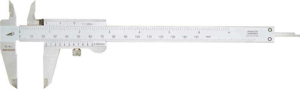 Pocket ruler, parallax-free reading, 150x40mm, HELIOS PREISSER