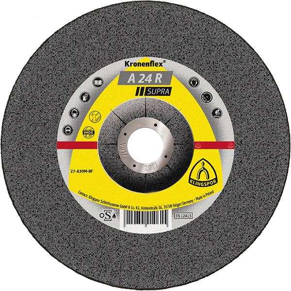 Disc de polizat pentru otel, 115x6mm, curbat, KLINGSPOR