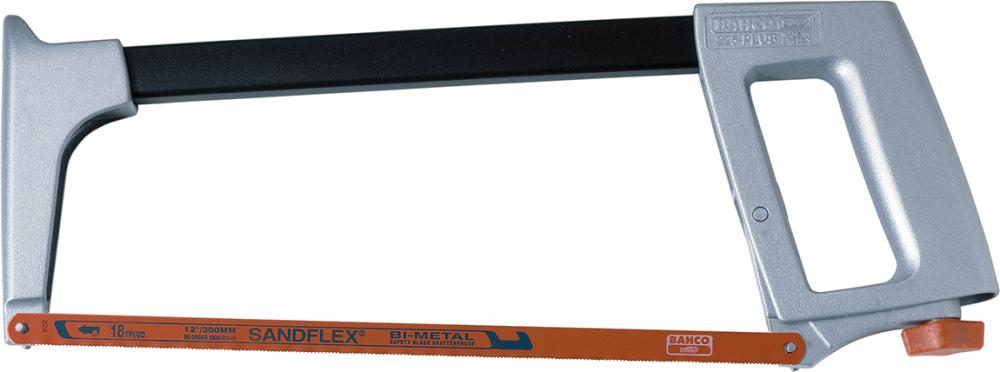 Hacksaw for metal, aluminum frame, 300mm, 24 teeth/inch, BAHCO