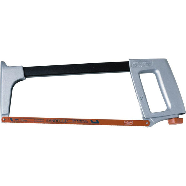Fierastrau pentru metal, cadru din aluminiu, 300mm, 24 dinti/inch, 225-PLUS, BAHCO - sefira.ro