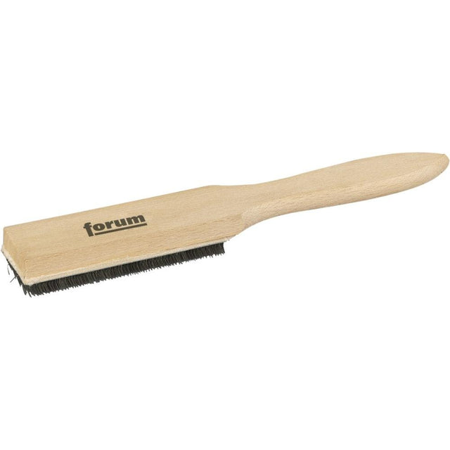 Perie de sarma din otel pentru pila, sarma dreapta, 235/115mm, FORUM - sefira.ro