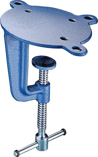 Bench vise clamp, with large anvil, 100mm, 150mm between holes, FORUM