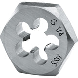 Filiera DIN382 HSS G 1/8"x28", 6 canturi, FORUM - sefira.ro