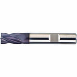 Freza cilindro-frontala, scurta, carbura monobloc, 2.0mm, TiAlN, DIN 6535 HB, FORUM - sefira.ro