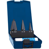 Set burghie HSS in trepte, pentru tabla, TiAlN, set 3-30.5mm, 3 buc, FORUM - sefira.ro