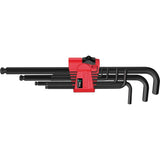 Set chei hexagonale, 1,5 - 10 mm, set 9buc, forma L, cap bila, executie lunga, BlackLaser, 05022086001, WERA - sefira.ro