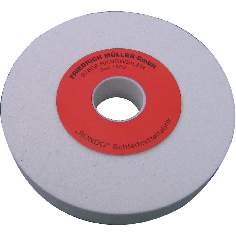 Piatra abraziva pentru polizor, duritate J, granulatie 50, 125x25mm, gaura 32mm, MULLER - sefira.ro