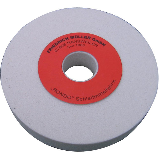 Piatra abraziva pentru polizor, duritate J, granulatie 50, 125x25mm, gaura 32mm, MULLER - sefira.ro