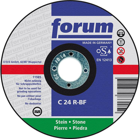 Disc de debitare pentru piatra 115x2.5mm, curbat, FORUM - sefira.ro