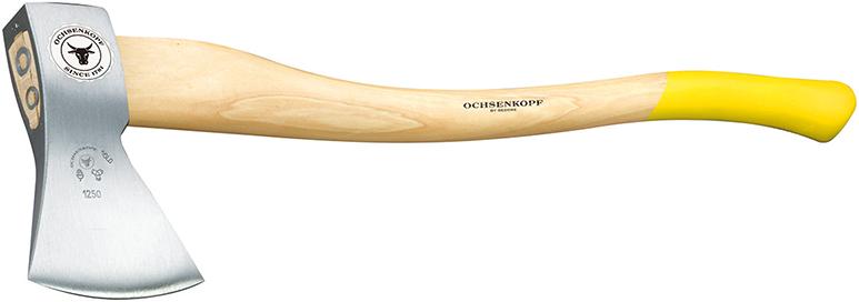 Forest axe, 1250g hickory tail 700m, blade 120mm, OCHSENKOPF