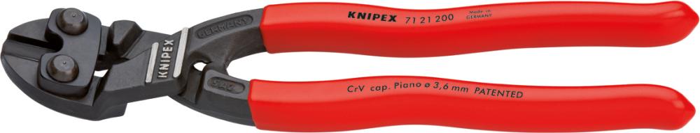 Cleste pentru bolturi Kompakt CoBolt®, cap indoit 20°, 200 mm, KNIPEX