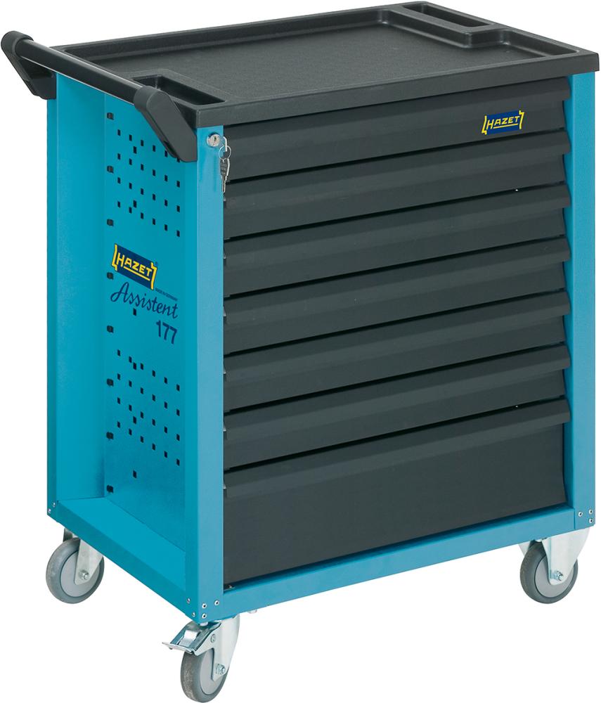 Tool cabinet, mobile, 779.5x496x915mm, 6 drawers, HAZET