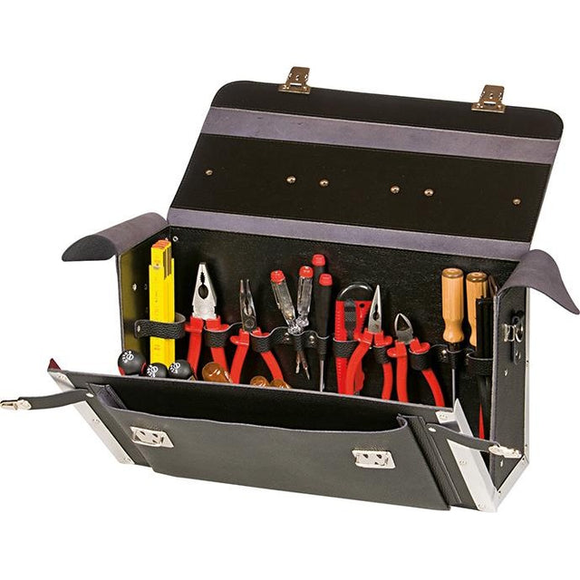 Geanta pentru scule, din piele, 24l, 420x150x250mm, FORUM - sefira.ro