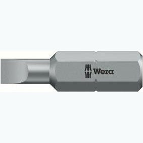 Bit dur 1/4", 3x0,5x25mm, pentru suruburi drepte, DIN3126, 05056200001, WERA - sefira.ro