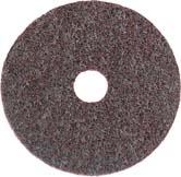 Felt abrasive disc SC-DH, with centering, 115mm, coarse, brown, 3M