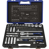 Set chei tubulare 1/4" si 1/2", set 61 buc, 6 canturi, FORUM - sefira.ro