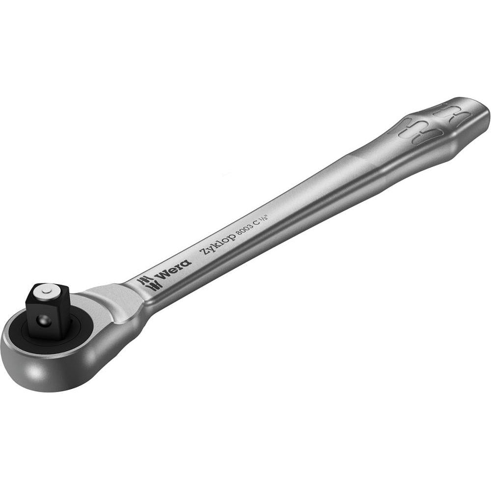 Antrenor cu clichet 1/2", Zyklop Metal Push, 281 mm, unghi 4,7°, 05004063001, WERA - sefira.ro