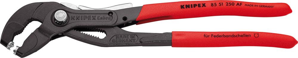 Cleste pentru coliere cu dispozitiv de blocare, deschidere 40mm, 250mm, KNIPEX