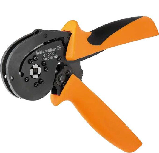 Crimping pliers, plastic handle, 195mm, 0.14-10mm², 4-edge crimping, WEIDMULLER