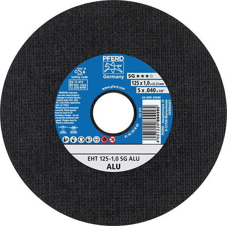 Disc de debitare pentru aluminiu, 115x1mm, drept, PFERD - sefira.ro