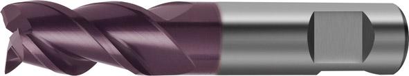 Mini freza din carbura monobloc, extra scurta, 1.00mm, TiALN, DIN 6563, FORUM - sefira.ro