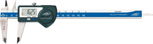 Digital caliper 150mm, tip 40mm, 0.01mm resolution, DIN862, stainless steel, IP67, RS232, Digimatic, USB, price