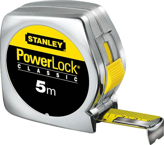 Ruleta de precizie POWERLOCK®, 5m, latime 19mm, STANLEY - sefira.ro