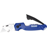 Cutter cu lama rabatabila trapezoidala, 180mm, cu 2 lame, FORUM - sefira.ro