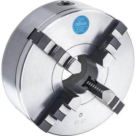 Universal strung cu con scurt, patru bacuri ZS, 160mm, con 5, DIN55027, ROHM - sefira.ro