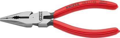 Combination pliers with pointed tip, 145 mm, polished head, KNIPEX