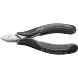 Cleste cu tais lateral protectie ESD, pentru electronisti, 115mm, cap ascutit, 77 32 115 ESD, KNIPEX - sefira.ro