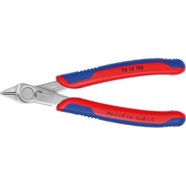 Cleste cu tais lateral pentru electronisti Super Knips®, 125mm, 78 13 125, KNIPEX - sefira.ro