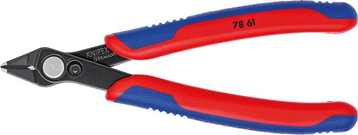 Super Knips® side-cutting pliers for electronics, 125mm, non-inclined, KNIPEX