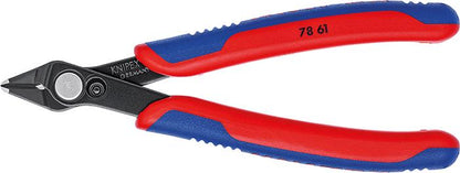 Cleste cu tais lateral pentru electronisti Super Knips®, 125mm, fara inclinare, KNIPEX