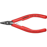 Cleste cu tais lateral pentru electronisti, 125 mm, cap ascutit, cu fasete, 75 52 125, KNIPEX - sefira.ro