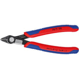 Cleste cu tais lateral pentru electronisti Super Knips®, 125mm, fara inclinare, 78 71 125, KNIPEX - sefira.ro