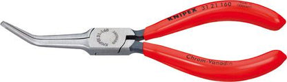 Long nose pliers, straight, bent sharp tip, 160 mm, KNIPEX