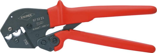 Crimping pliers, plastic handle, 250mm, 16;25mm², KNIPEX